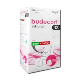 Budecort Inhaler 100 mcg - Budesonide - Cipla, India
