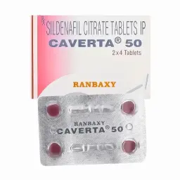 Caverta 50 - Sildenafil Citrate - Ranbaxy, India