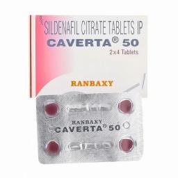 Caverta 50 - Sildenafil Citrate - Ranbaxy, India