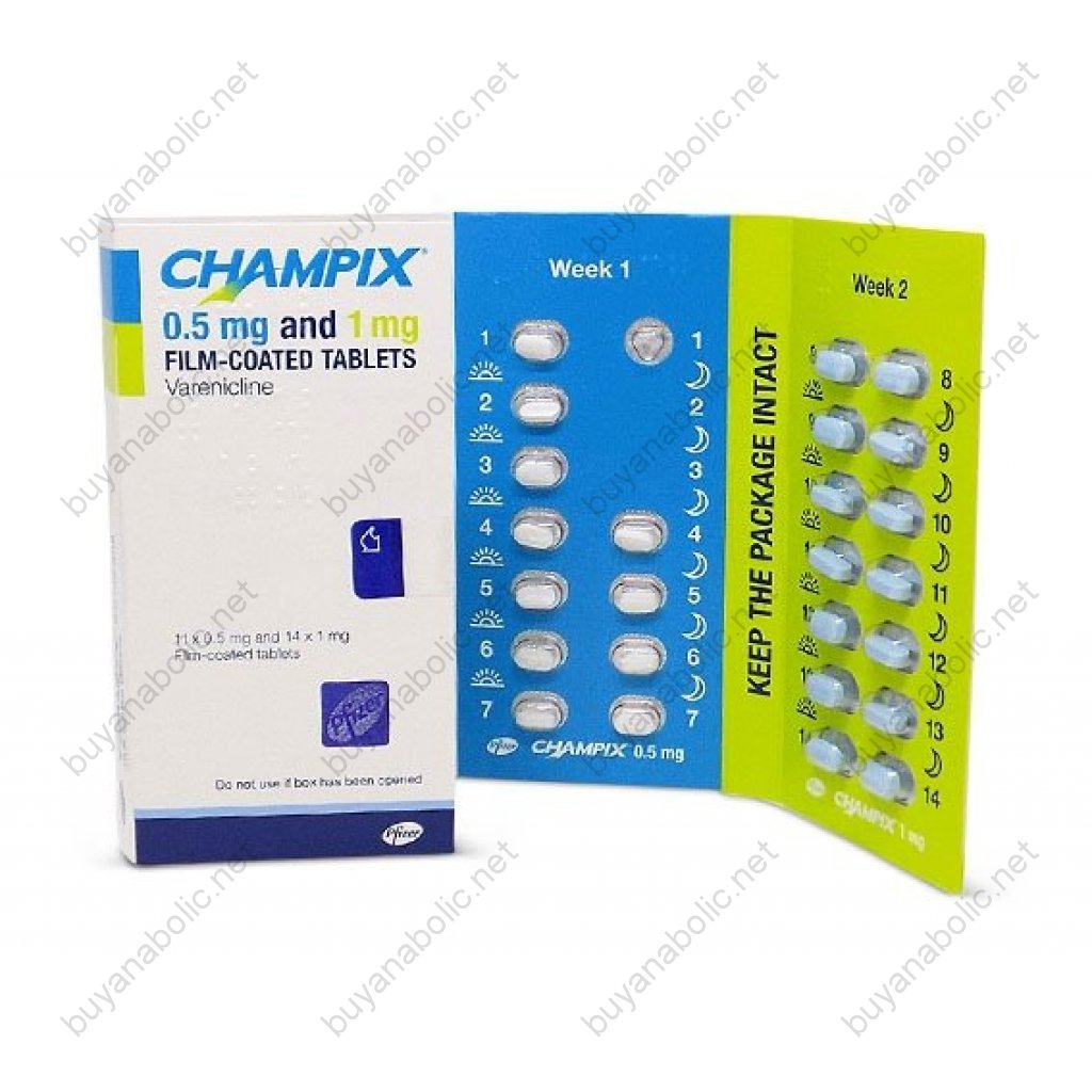 Champix (11x0.5mg and 14x1mg) - Varenicline - Pfizer Champix (11x0.5mg and 14x1mg) - Varenicline - Pfizer