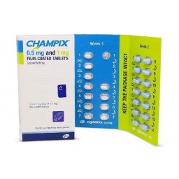 Champix (11x0.5mg and 14x1mg) - Varenicline - Pfizer Champix (11x0.5mg and 14x1mg) - Varenicline - Pfizer
