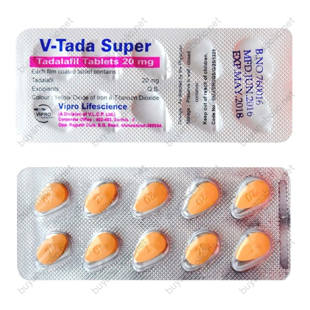Cialis V-Tada 20 mg - Tadalafil - Vipro Life Science Cialis V-Tada 20 mg - Tadalafil - Vipro Life Science