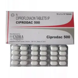 Ciprodac 500 mg - Ciprofloxacin - Cadila, India