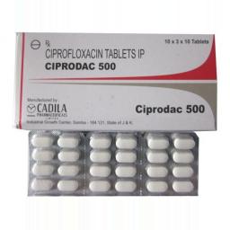 Ciprodac 500 mg - Ciprofloxacin - Cadila, India