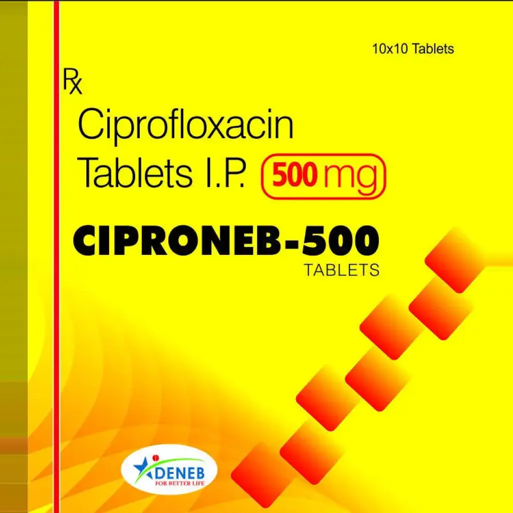 Ciproneb 500 mg - Ciprofloxacin - Deneb Healthcare Pvt. Ltd.