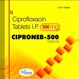 Ciproneb 500 mg - Ciprofloxacin - Deneb Healthcare Pvt. Ltd.