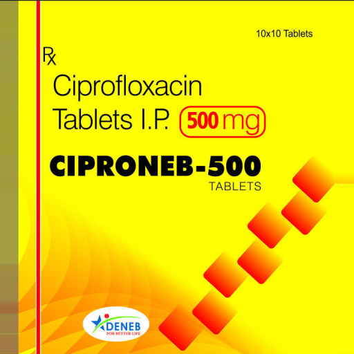 Ciproneb 500 mg - Ciprofloxacin - Deneb Healthcare Pvt. Ltd.