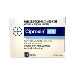 Ciproxin 500 mg - Ciprofloxacin - Bayer Schering, Turkey