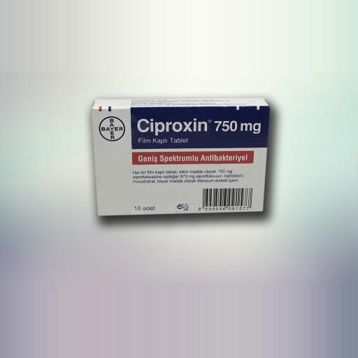 Ciproxin 750 mg - Ciprofloxacin - Bayer Schering, Turkey