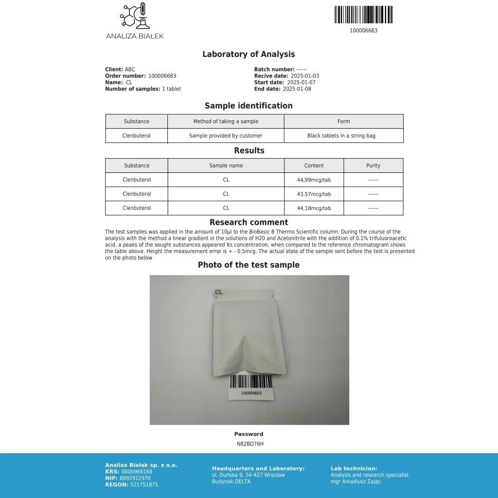 Clenbuterol - Clenbuterol - Stealth Labs