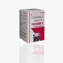 Clokeran 5 mg - Chlorambucil - Natco Pharma, India