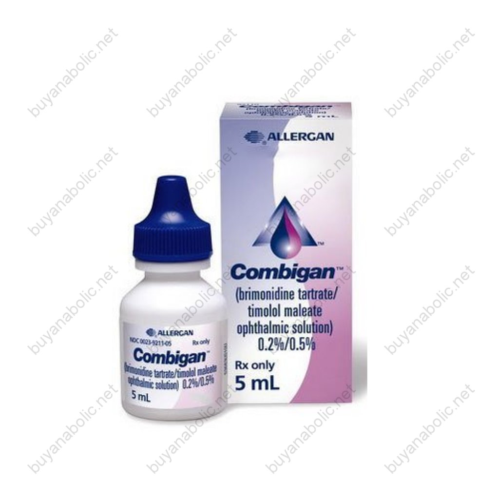 Combigan 0.2% -0.5% 5 ml - Brimonidine tartrate - Allergan Combigan 0.2% -0.5% 5 ml - Brimonidine tartrate - Allergan