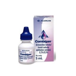 Combigan 0.2% -0.5% 5 ml - Brimonidine tartrate,timolol maleate ophthalmic - Allergan