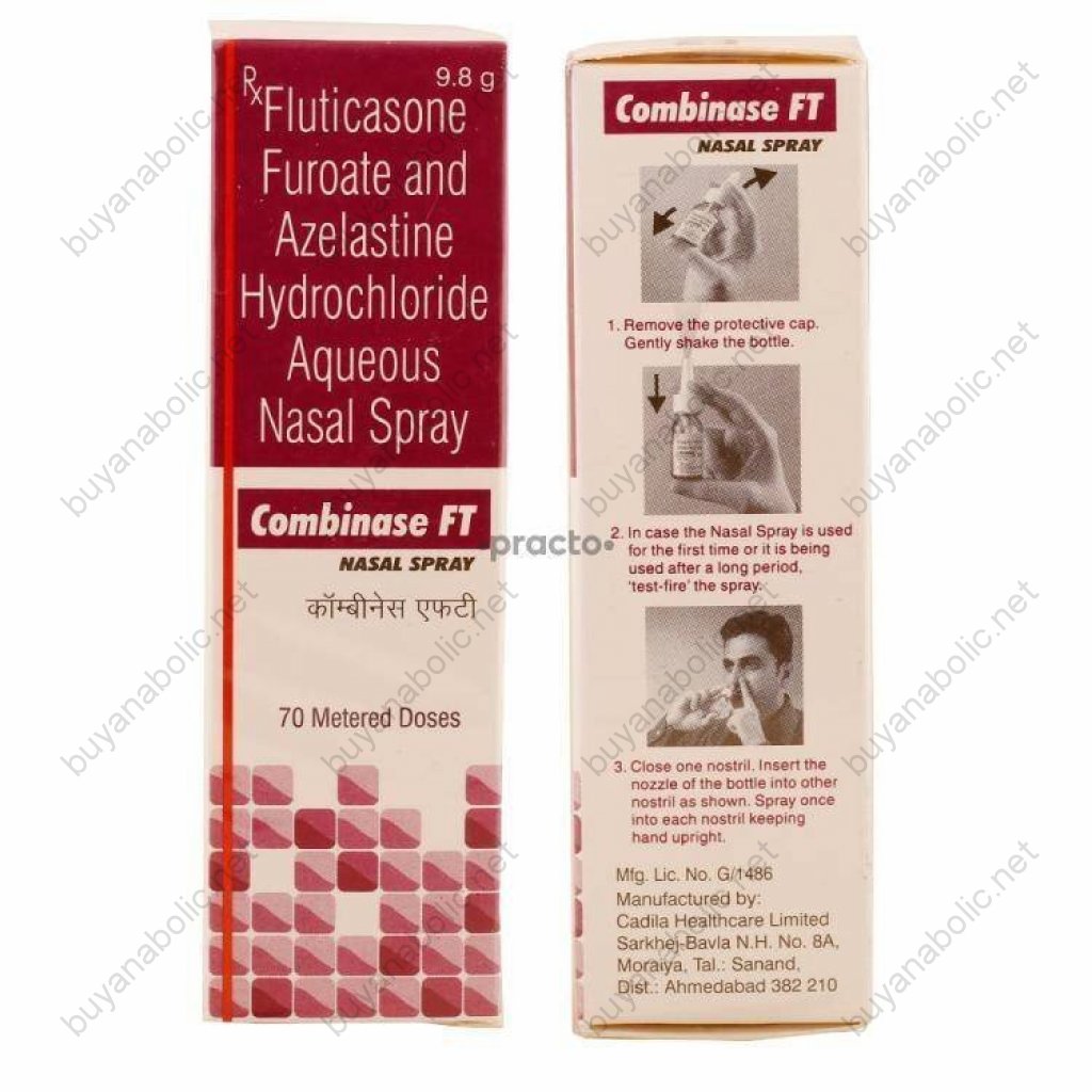 Combinase FT Nasal Spray 9.8 g - Fluticasone Furoate - German Remedies Combinase FT Nasal Spray 9.8 g - Fluticasone Furoate - German Remedies