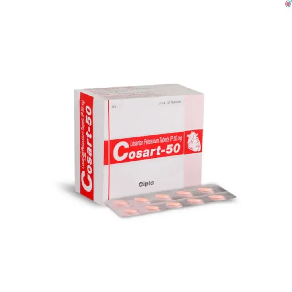 Cosart 50 mg - Losartan - Cipla, India