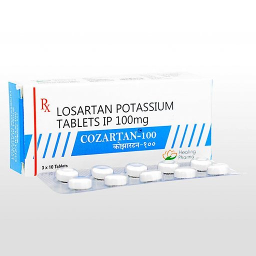 Cozartan 100 mg - Losartan - Healing Pharma