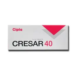 Cresar 40 mg - Telmisartan - Cipla, India