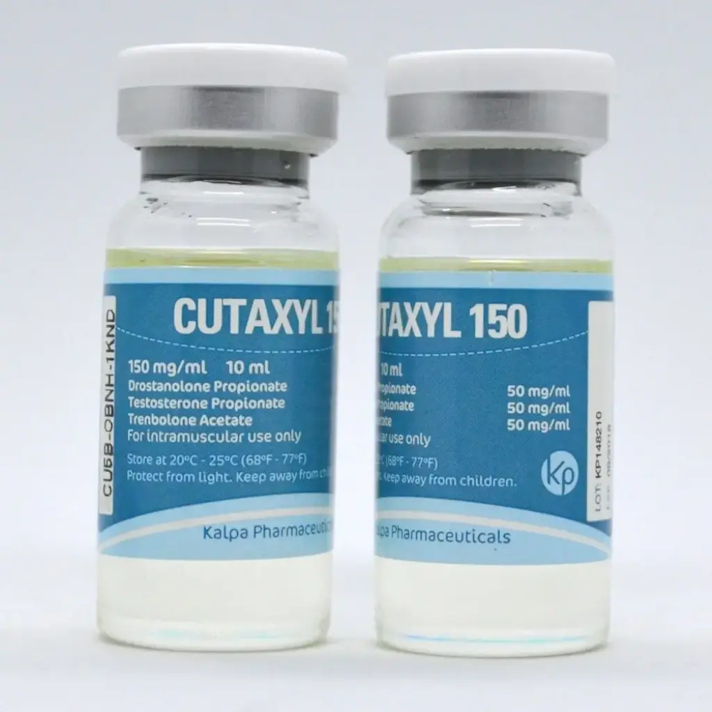 Cutaxyl 150(Steroids Blend) - Drostanolone Propionate,Testosterone Propionate,Trenbolone Acetate - Kalpa Pharmaceuticals LTD, India Cutaxyl 150(Steroids Blend) - Drostanolone Propionate,Testosterone Propionate,Trenbolone Acetate - Kalpa Pharmaceuticals LTD, India