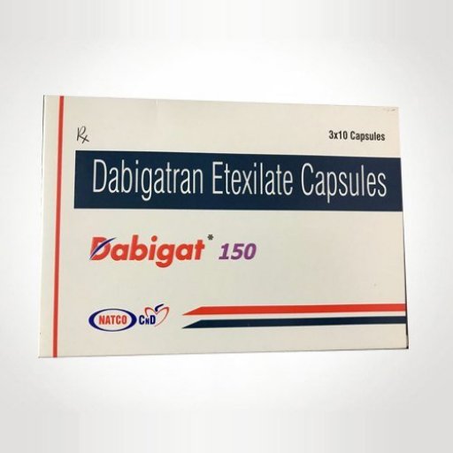 Dabigat 150 mg - Dabigatran - Natco Pharma, India