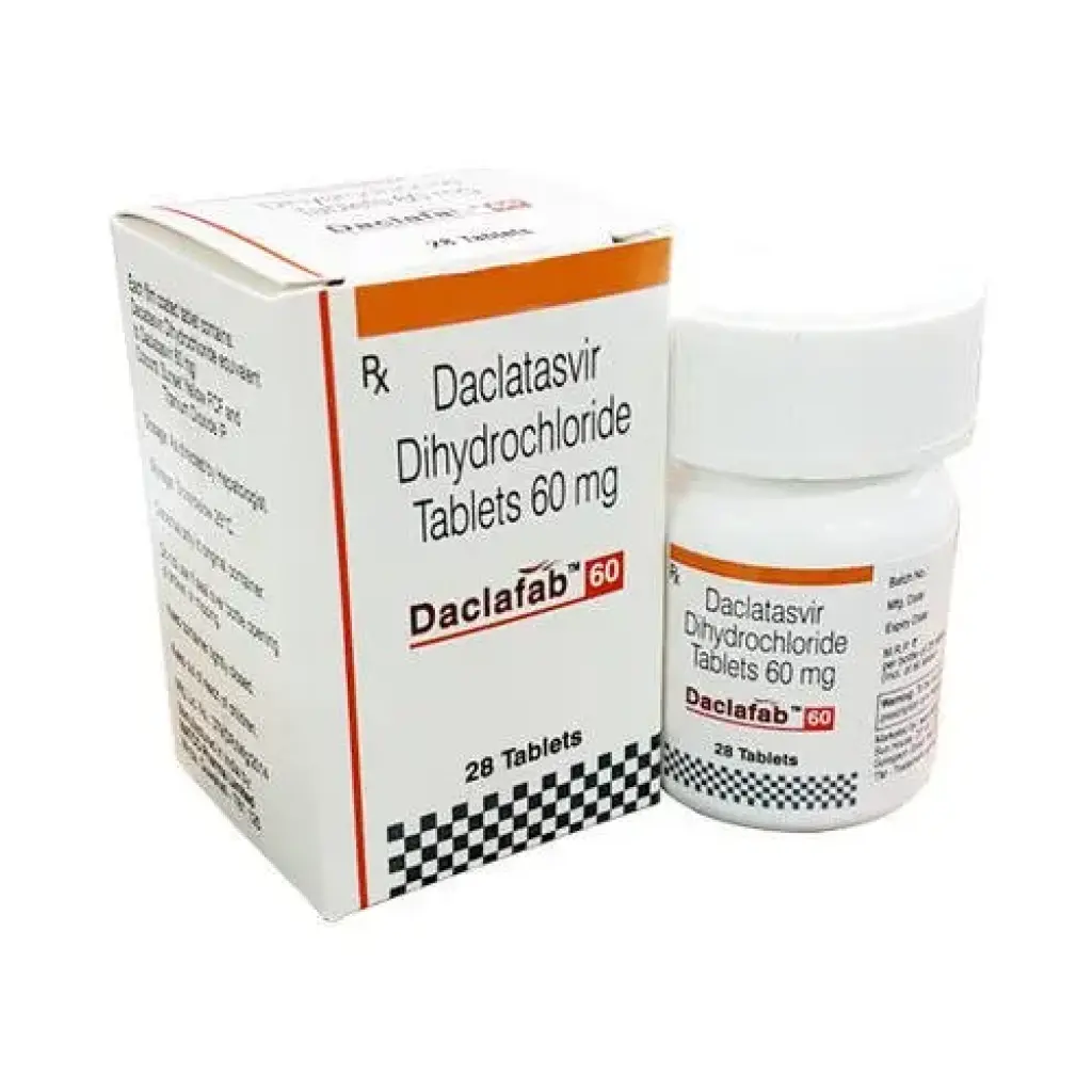 Daclafab 60 mg - Daclatasvir - Sun Pharma, India