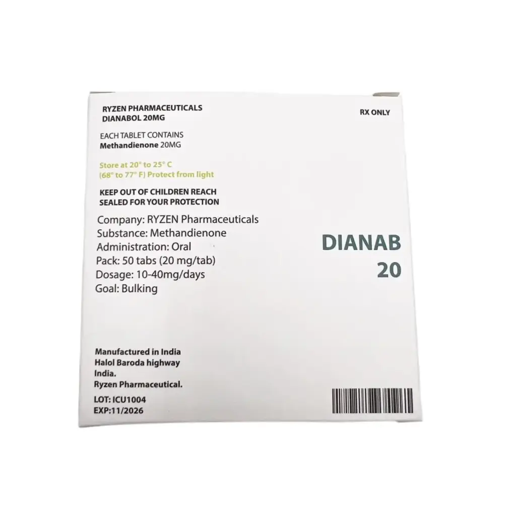 Dianab 20 - Methandienone - Ryzen Pharmaceuticals