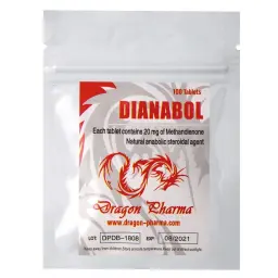 Dianabol 20 mg - Methandienone - Dragon Pharma, Europe