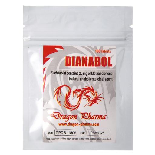 Dianabol 20 mg - Methandienone - Dragon Pharma, Europe