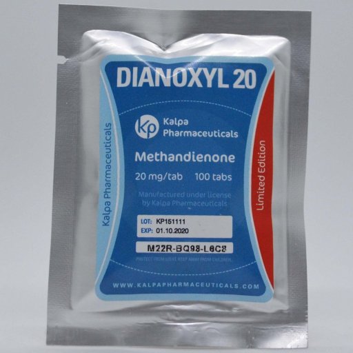 Dianoxyl 20 Limited Edition (Dianabol) - Methandienone - Kalpa Pharmaceuticals LTD, India