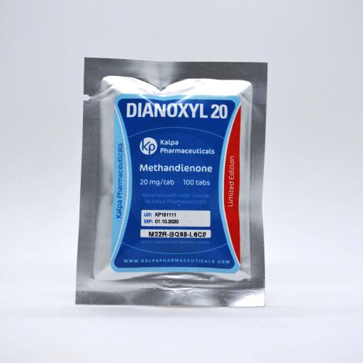 Dianoxyl 20 Limited Edition (Dianabol) - Methandienone - Kalpa Pharmaceuticals LTD, India