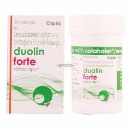 Duolin Forte Rotacaps 80 mcg - Ipratropium Bromide,Levosalbutamol - Cipla, India