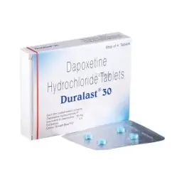 Duralast 30 mg - Dapoxetine - Sun Pharma, India