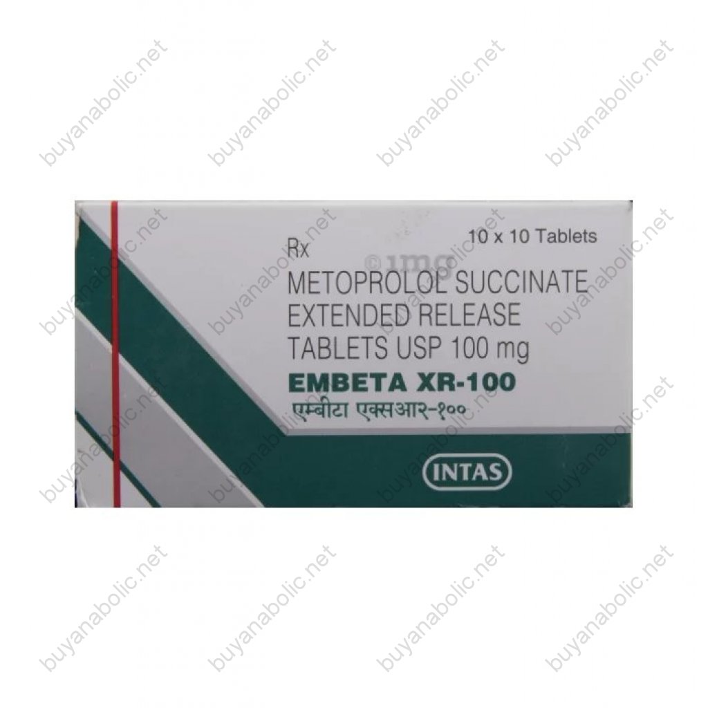 Embeta XR 100 mg - Metoprolol - Intas Pharmaceuticals Ltd. Embeta XR 100 mg - Metoprolol - Intas Pharmaceuticals Ltd.