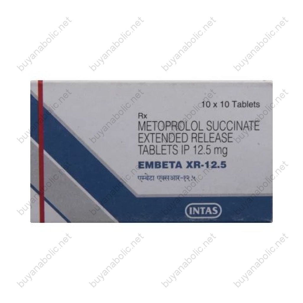 Embeta XR 12.5 mg - Metoprolol - Intas Pharmaceuticals Ltd. Embeta XR 12.5 mg - Metoprolol - Intas Pharmaceuticals Ltd.
