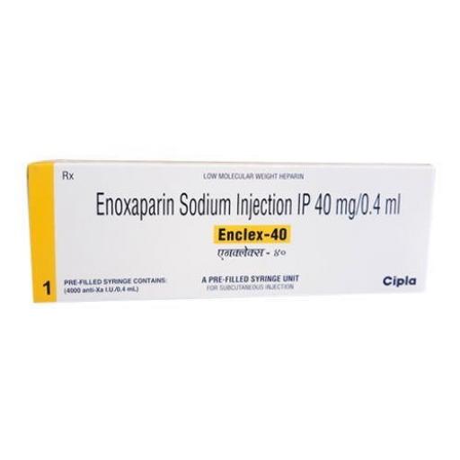 Enclex Injection 40 mg - Enoxaparin - Cipla, India