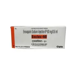 Enclex Injection 60 mg - Enoxaparin - Cipla, India
