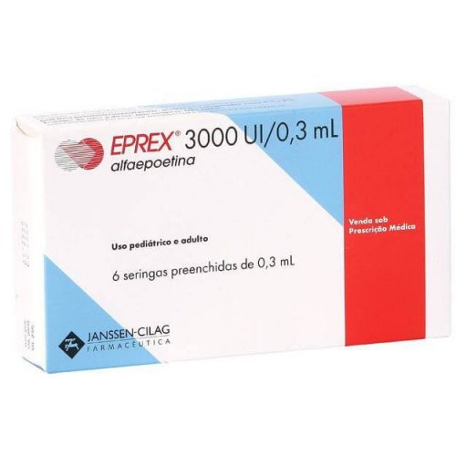 EPREX 3000IU - ERYTHROPOIETIN - Janssen Cilag, Belgium