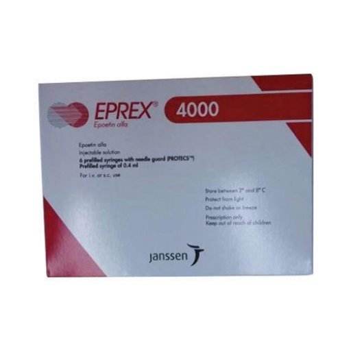 Eprex 4000 iu - ERYTHROPOIETIN - Janssen Cilag, Belgium