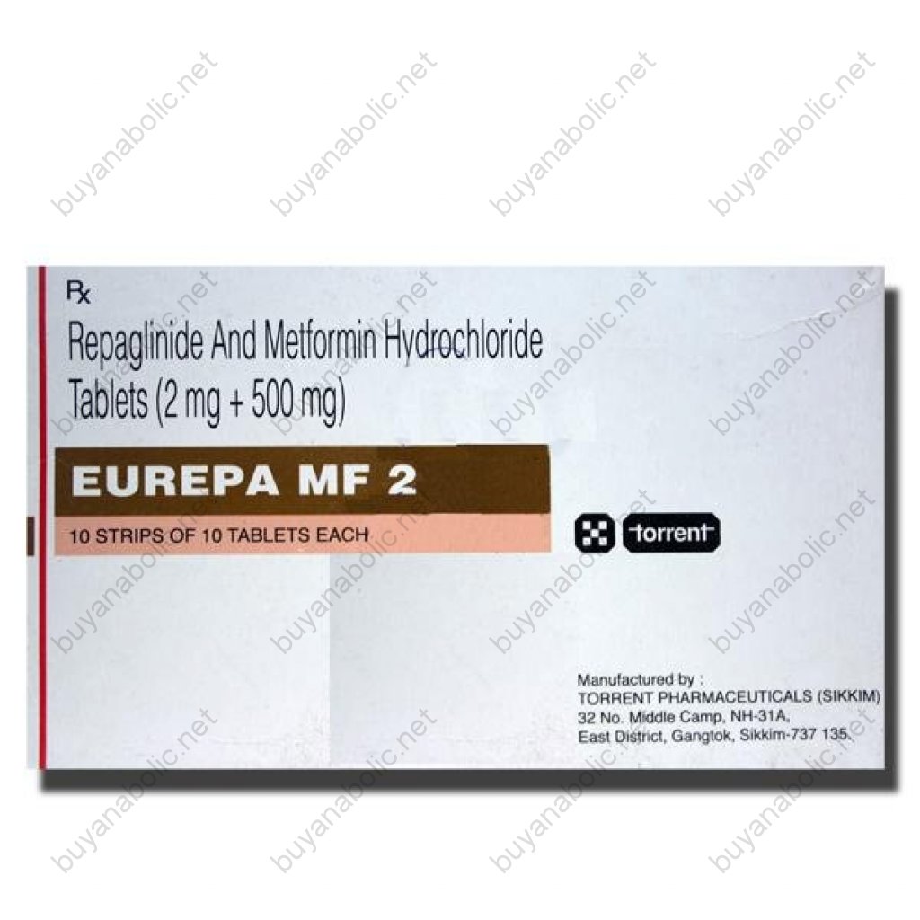 Eurepa MF 2/ 500 mg - Repaglinide - Torrent Pharma Eurepa MF 2/ 500 mg - Repaglinide - Torrent Pharma