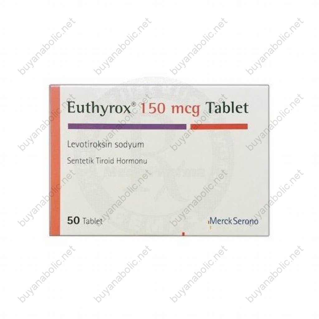 Euthyrox (T4) 150 mcg - Levothyroxine Sodium - Merck Serono Euthyrox (T4) 150 mcg - Levothyroxine Sodium - Merck Serono