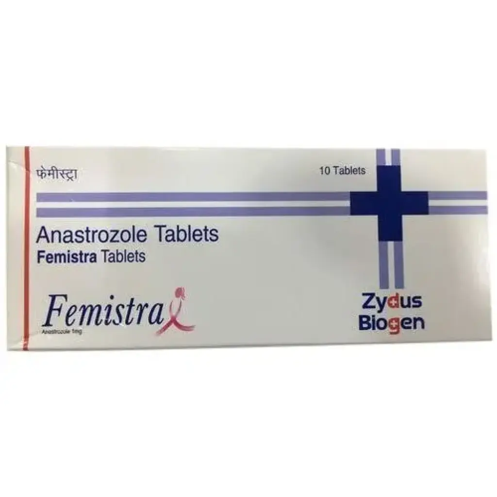 Femistra 1 mg - Anastrozole - Zydus Biogen Femistra 1 mg - Anastrozole - Zydus Biogen