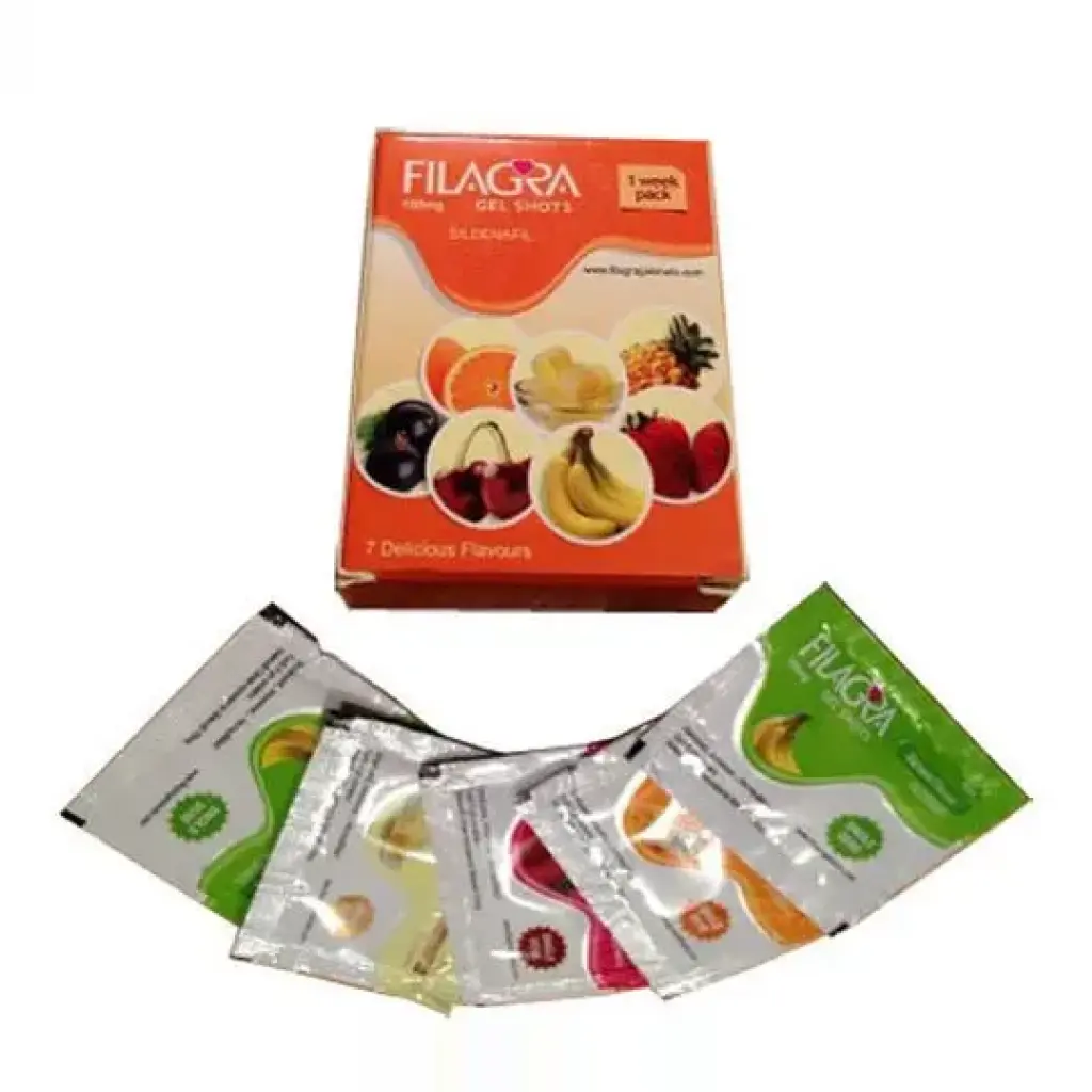 Filagra Oral Jelly Flavored 100 mg - Sildenafil Citrate - Centurion Laboratories Filagra Oral Jelly Flavored 100 mg - Sildenafil Citrate - Centurion Laboratories