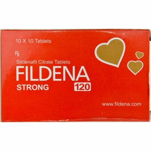 Fildena Strong 120 mg - Sildenafil Citrate - Fortune Health Care