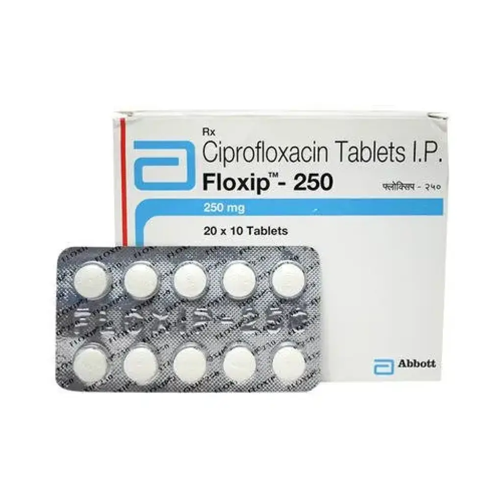 Floxip 250 mg - Ciprofloxacin - Abbot