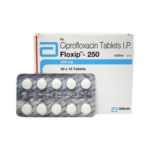 Floxip 250 mg - Ciprofloxacin - Abbot