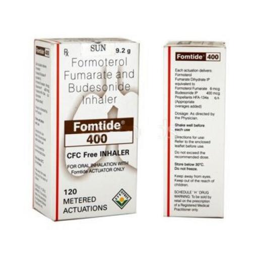 Fomtide Octacaps 400 mcg - Budesonide,Formoterol - Sun Pharma, India