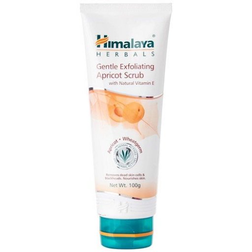 Gentle Exfoliating Apricot Scrub 100 g - Chickpea,Amla,Black Myrobalan,Eclipta,Licorice,Henna - Himalaya, India