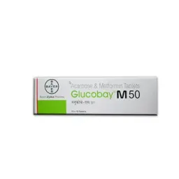 Glucobay M 50 - Acarbose,Metformin - Bayer Zydus Pharma Pvt. Ltd.