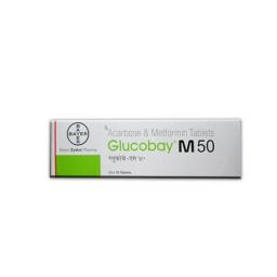 Glucobay M 50 - Acarbose,Metformin - Bayer Zydus Pharma Pvt. Ltd.
