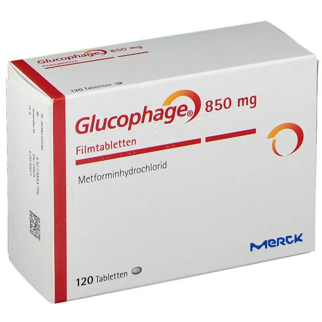 Glucophage 850mg - Metformin - Merck Serono