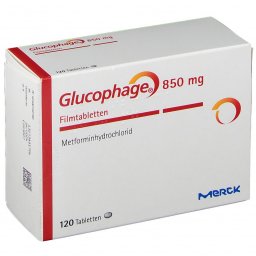 Glucophage 850mg - Metformin - Merck Serono Glucophage 850mg - Metformin - Merck Serono